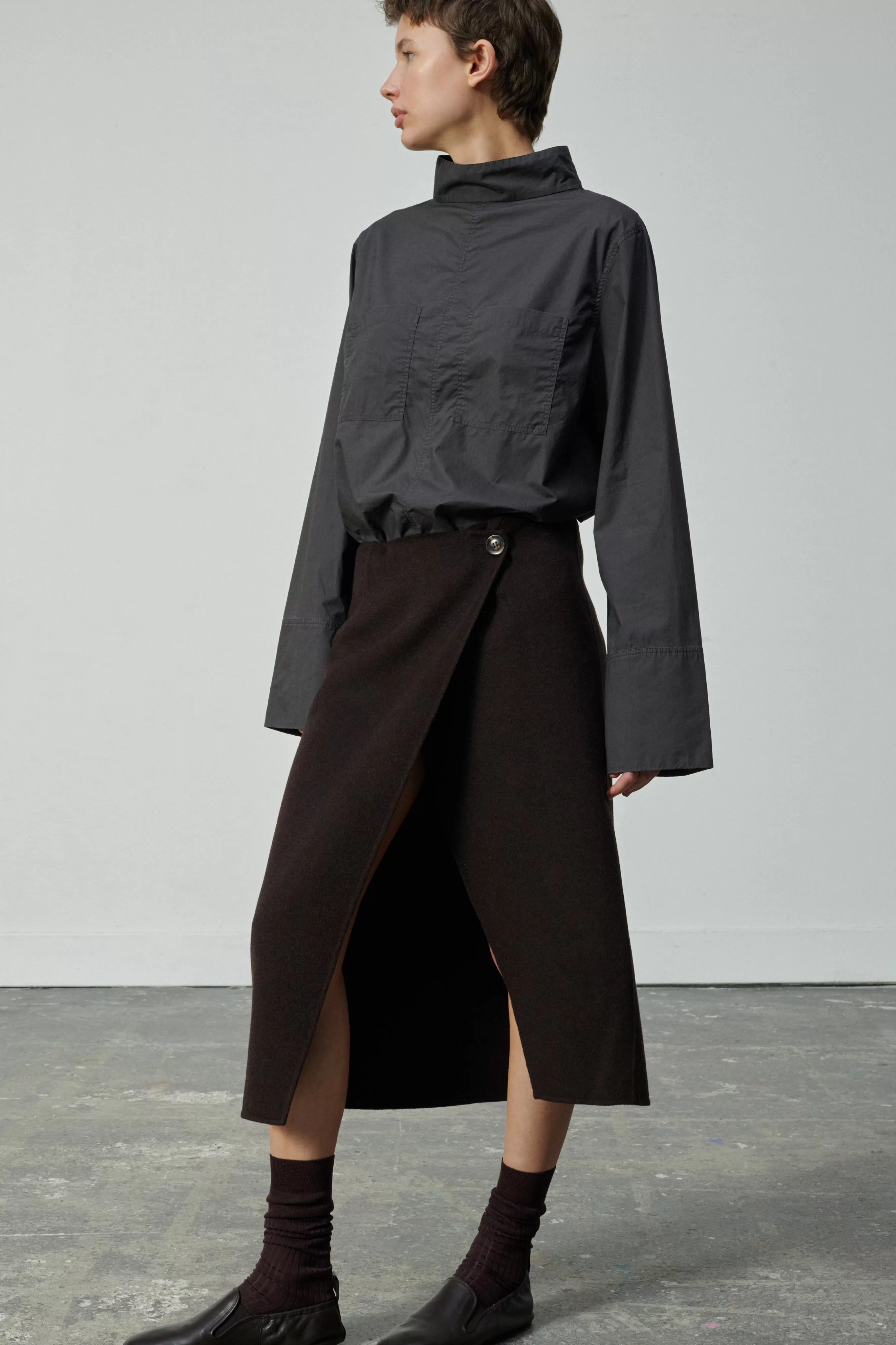Store Soeur BLOUSE VALSE Gris Anthracite