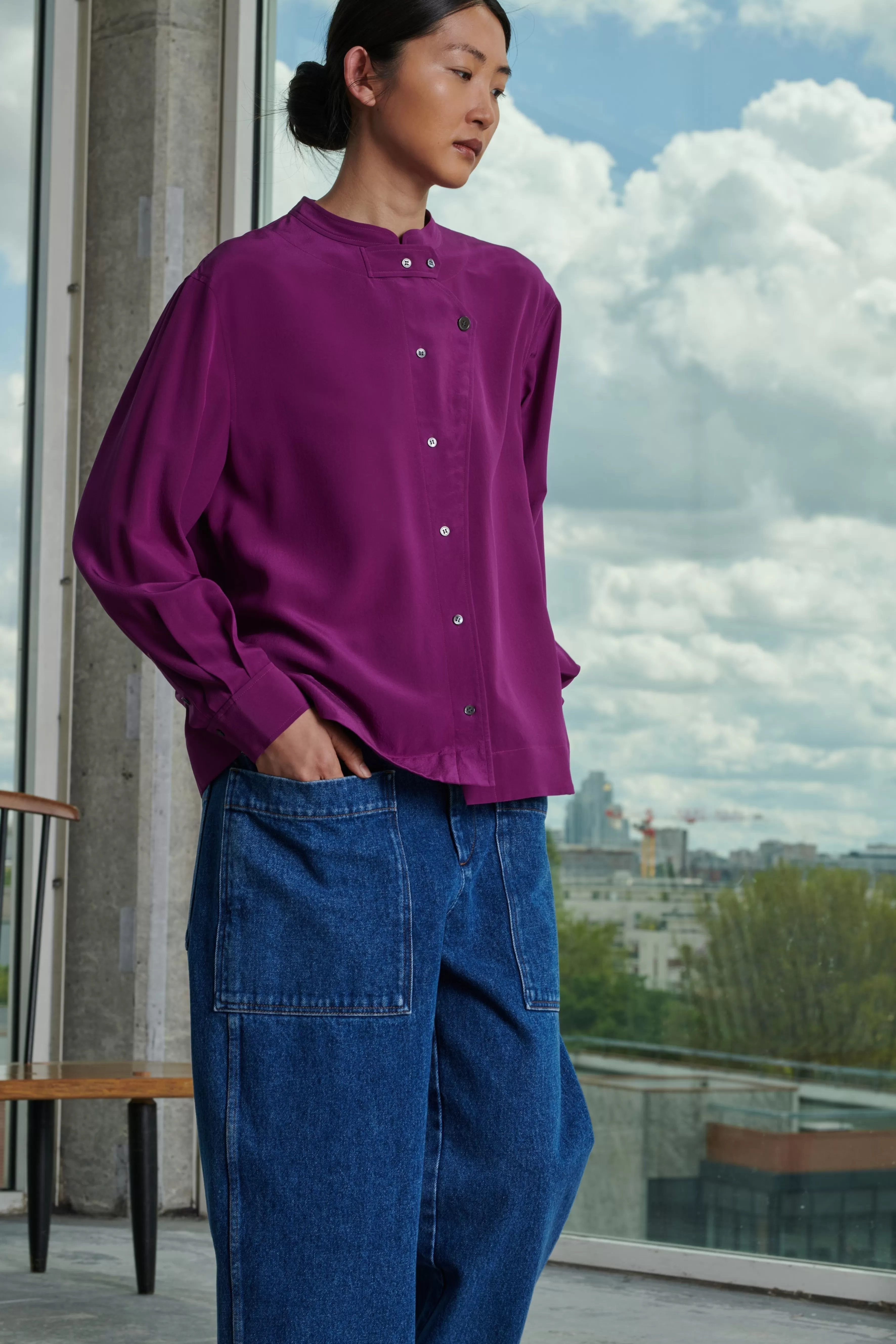 Sale Soeur BLOUSE VELO Fushia