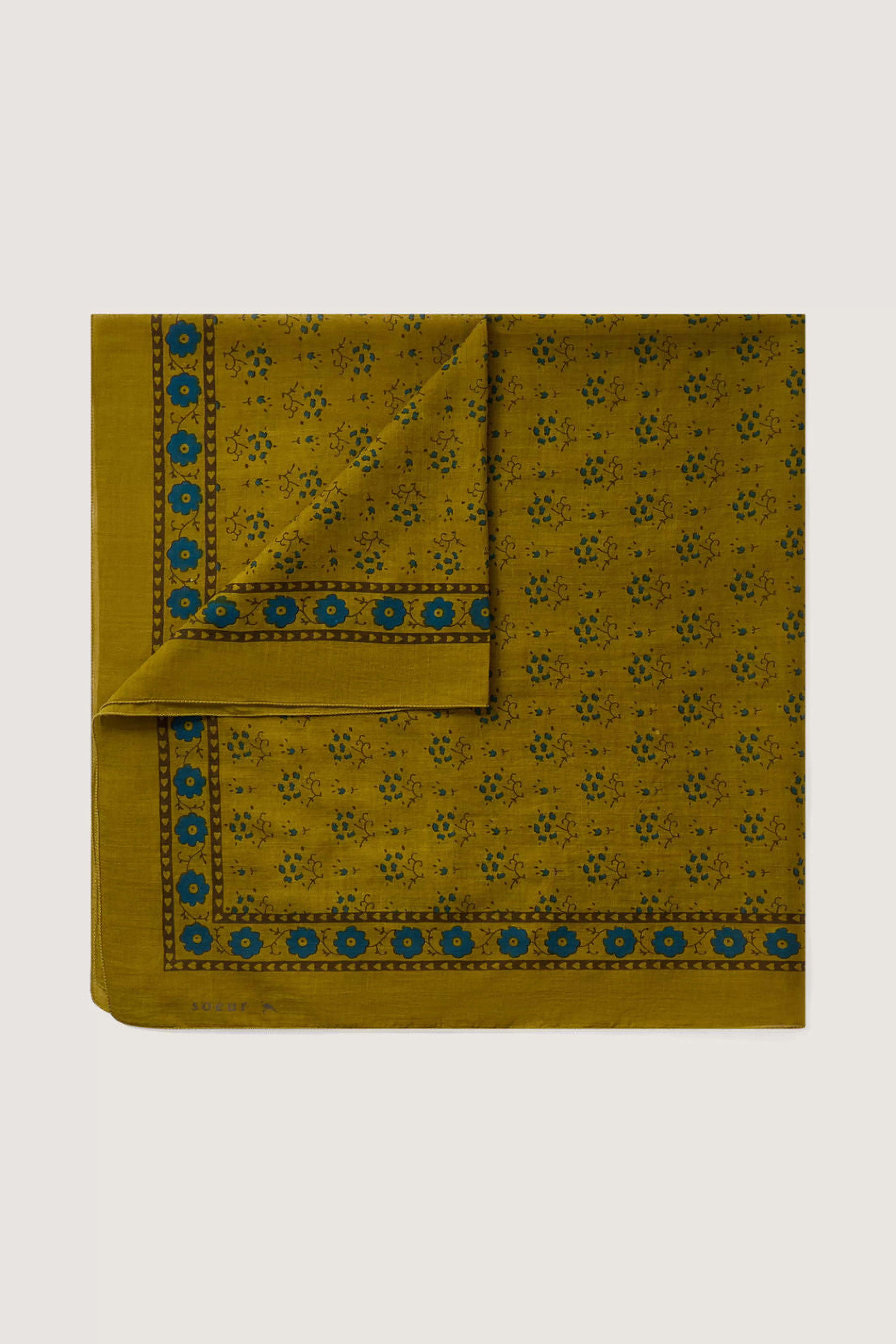 Sale Soeur FOULARD CLASSIQUE Vert/Bleu