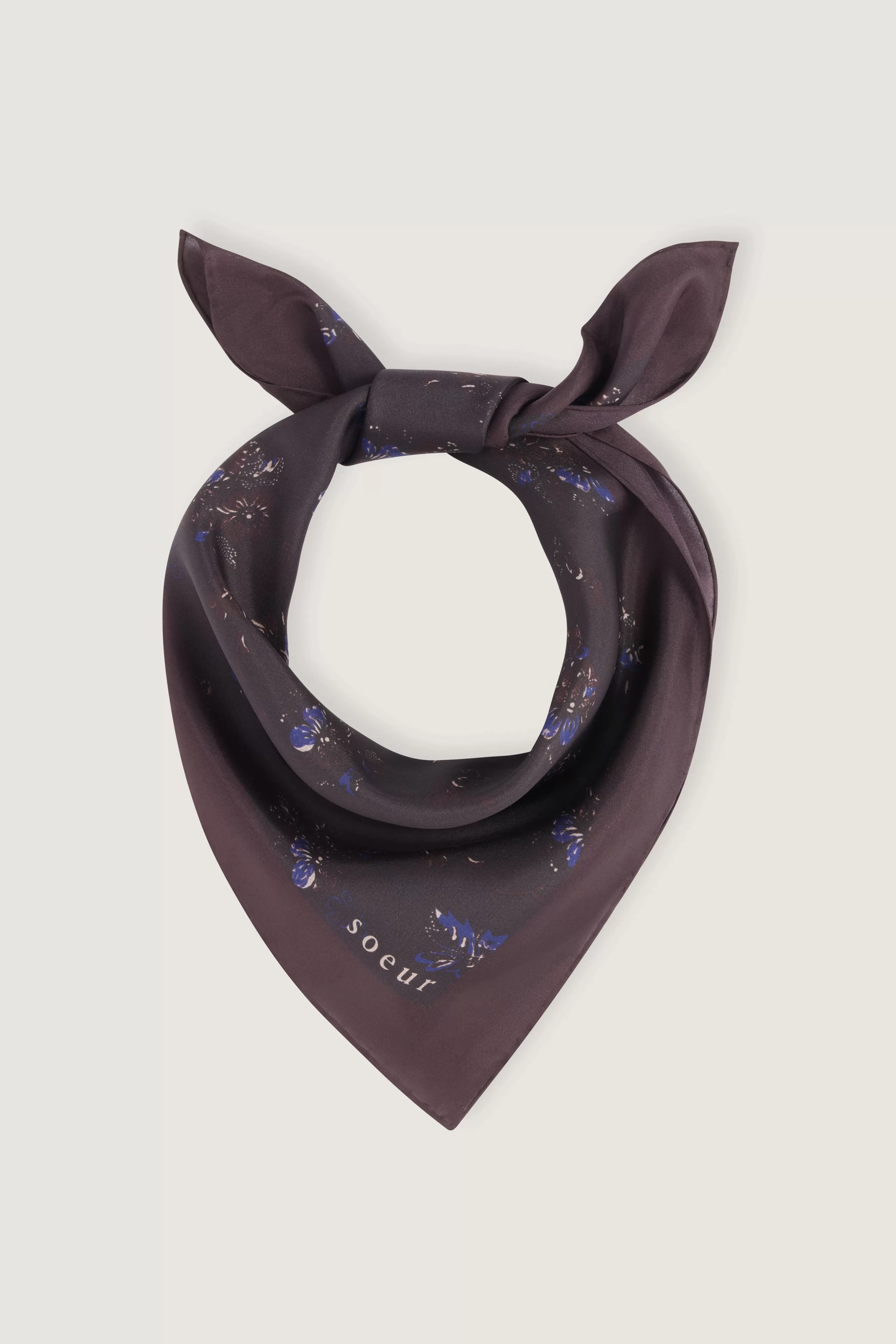 Online Soeur FOULARD DALTON Prune/Bleu