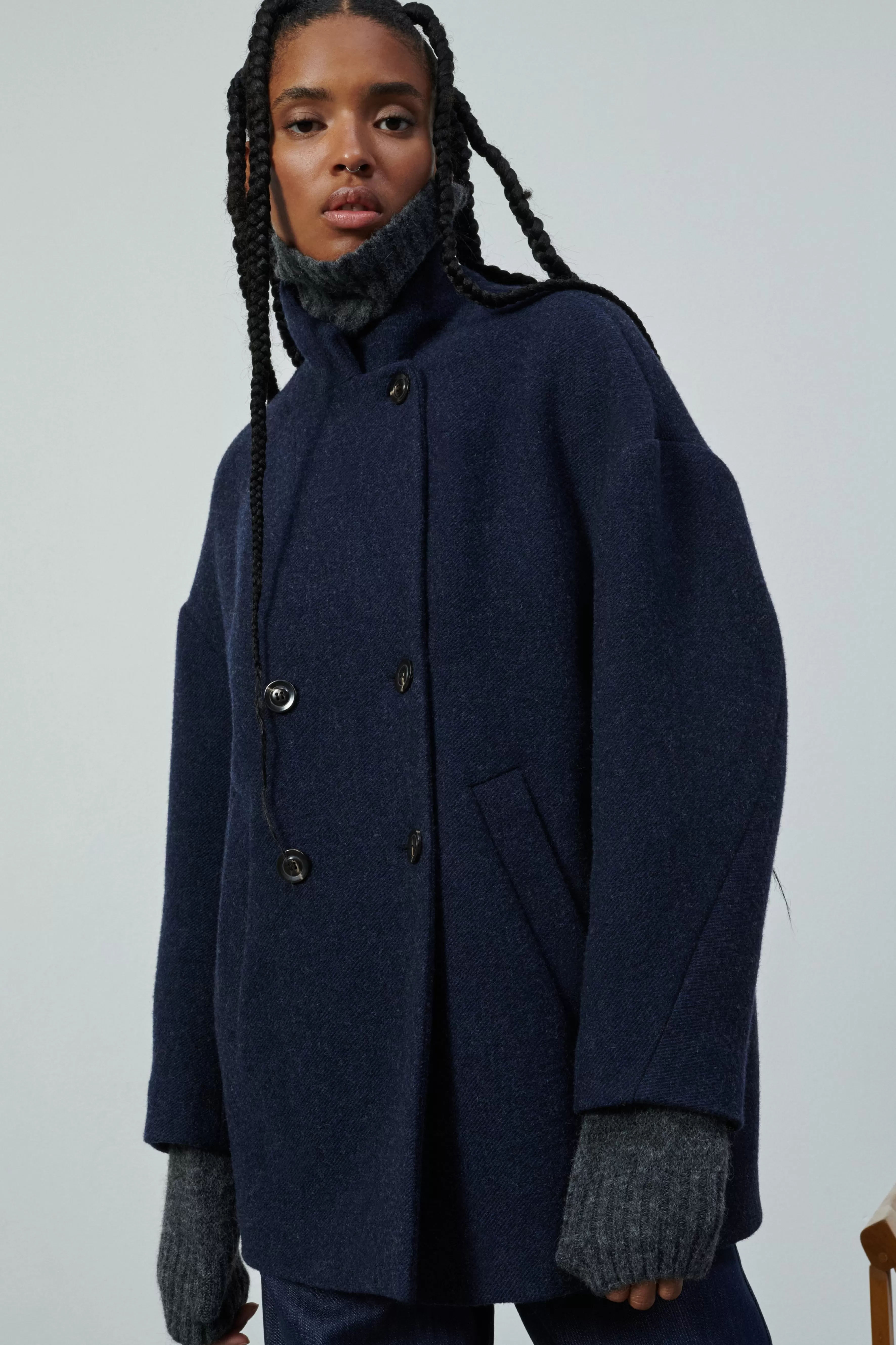 Online Soeur MANTEAU SALFORD Navy/Noir