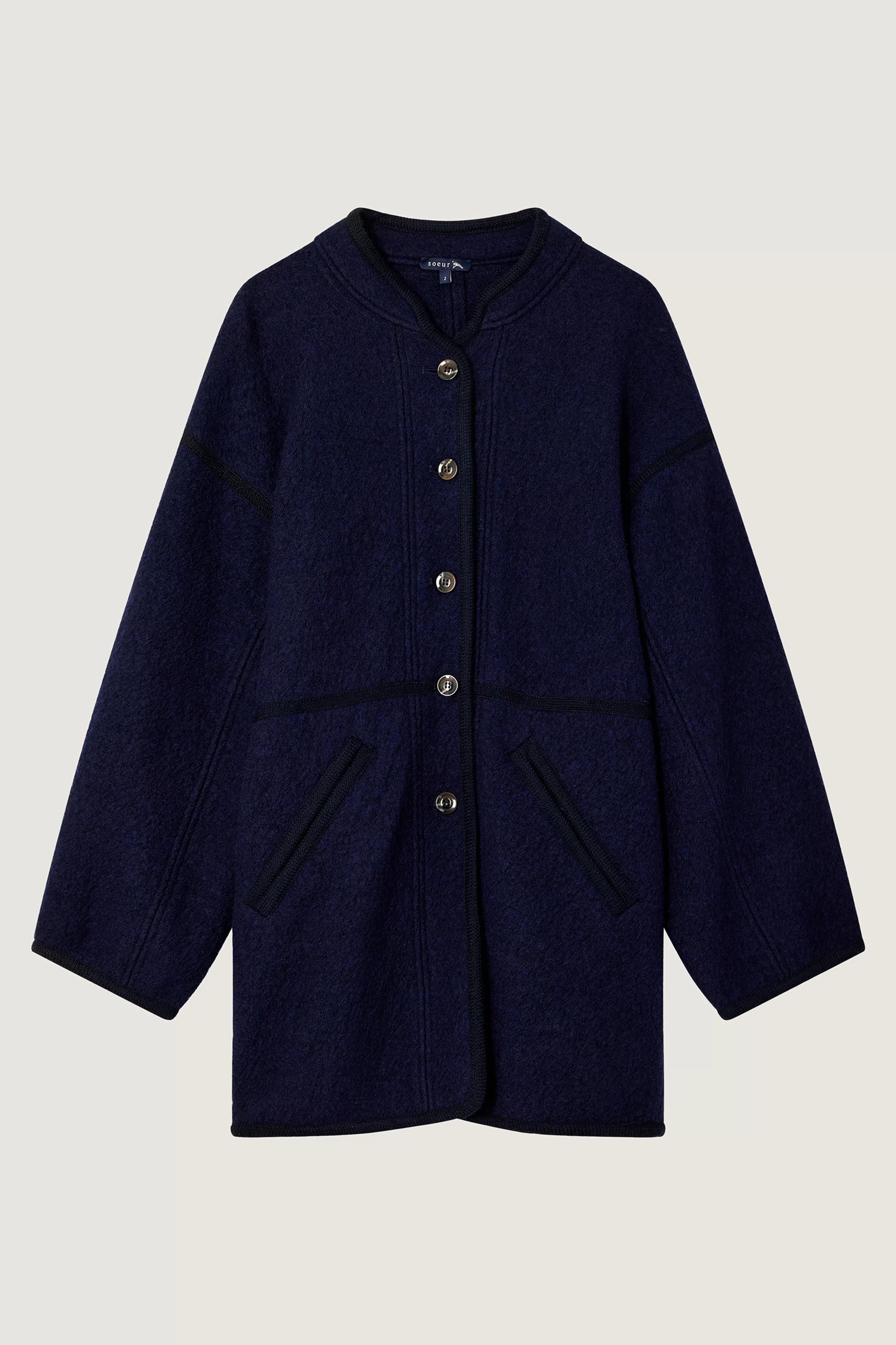 Shop Soeur MANTEAU SLOVENIE Navy